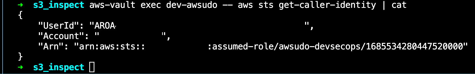 AWS CLI execution without MFA